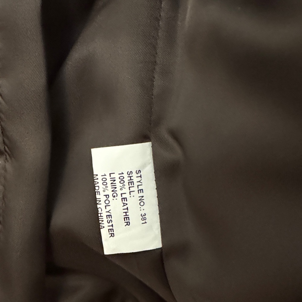 CAbi Brown Leather Vest - Picture 4 of 4